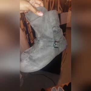 Suede Ankle Boots